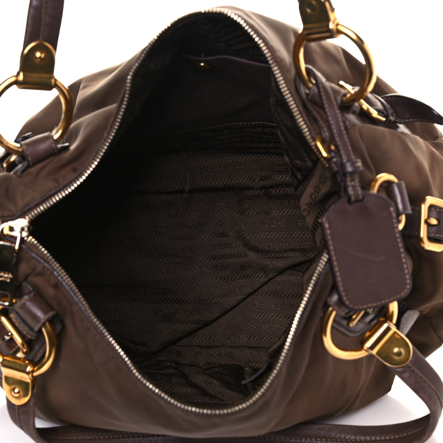 Tessuto Nylon Vitello Daino Satchel Corinto