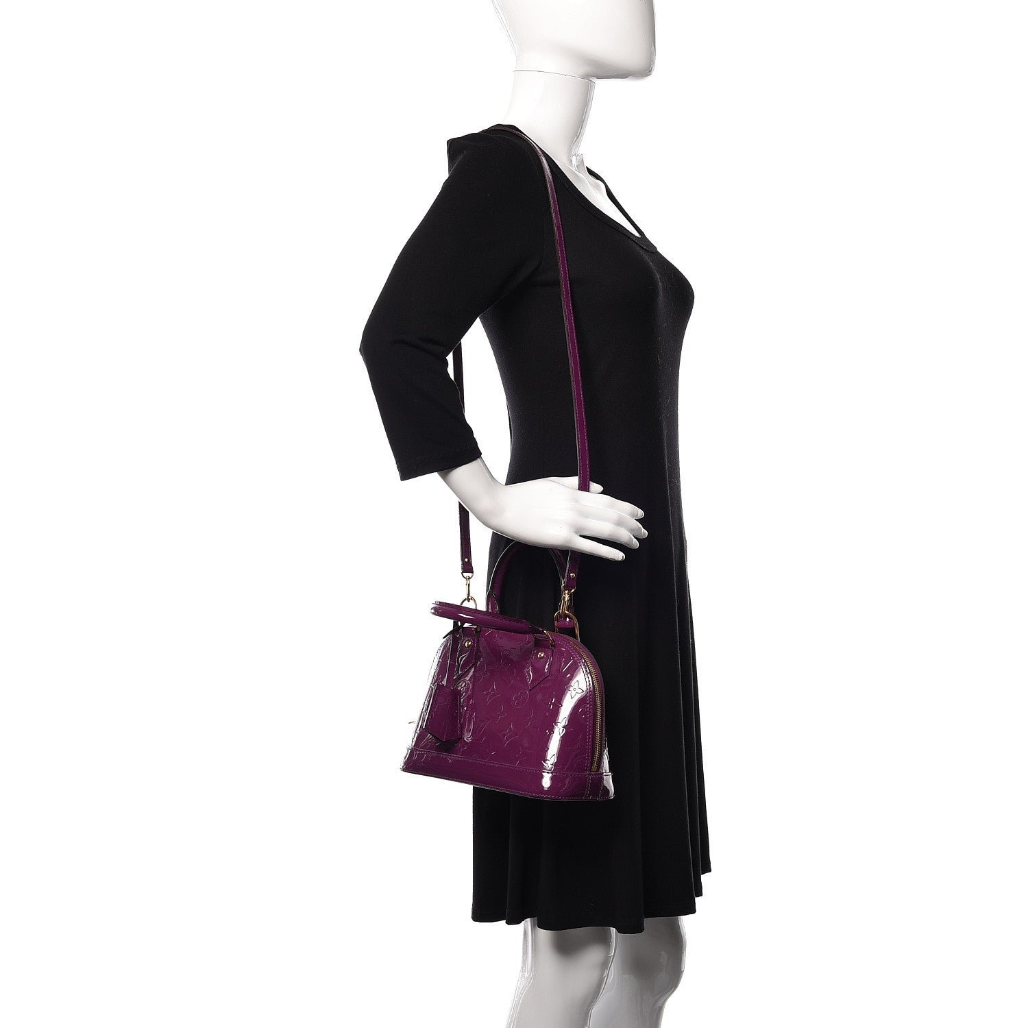 Louis Vuitton Vernis Alma BB Amethyste 2 of 13