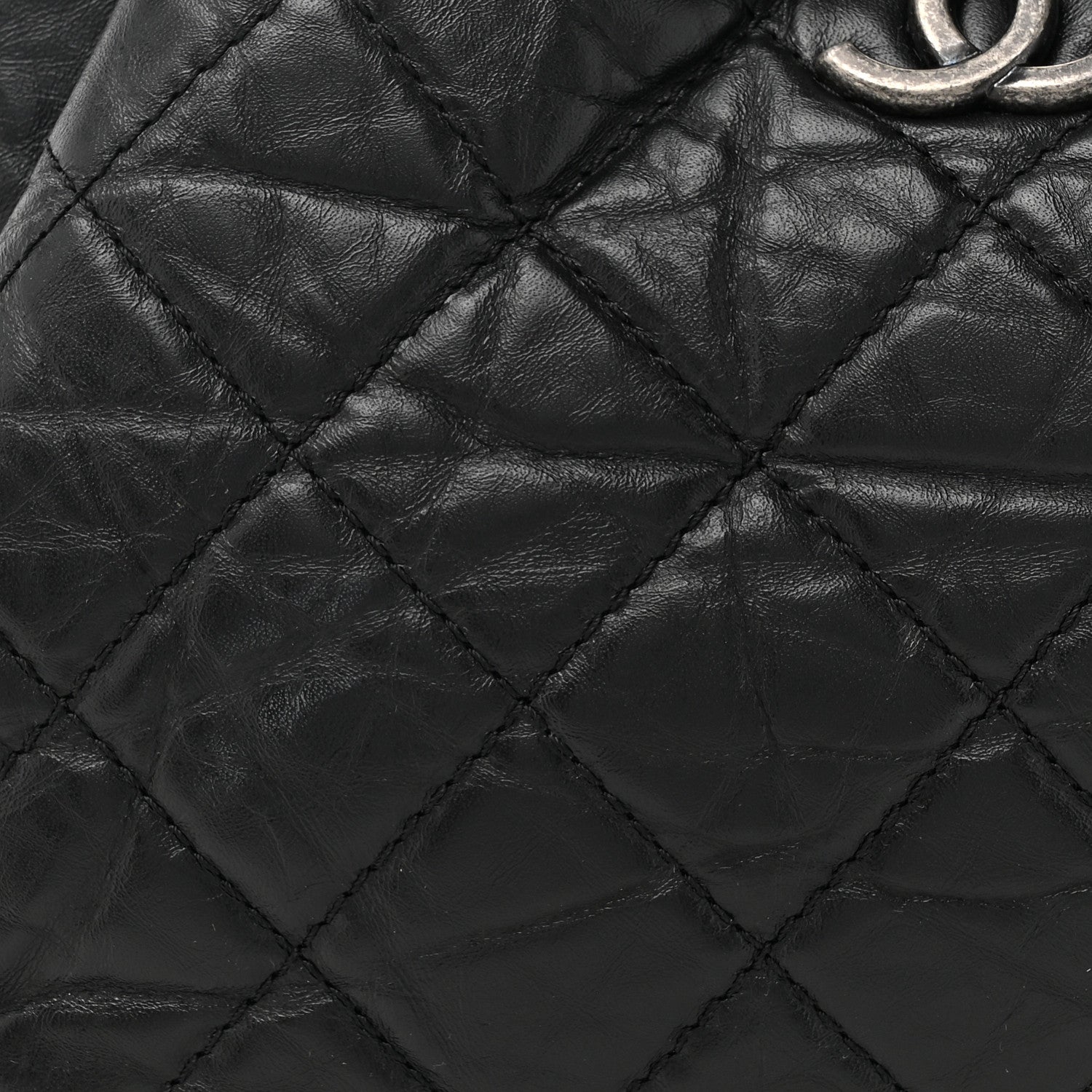 Chanel Aged Calfskin Quilted Small Gabrielle Backpack Black 8 of 12
