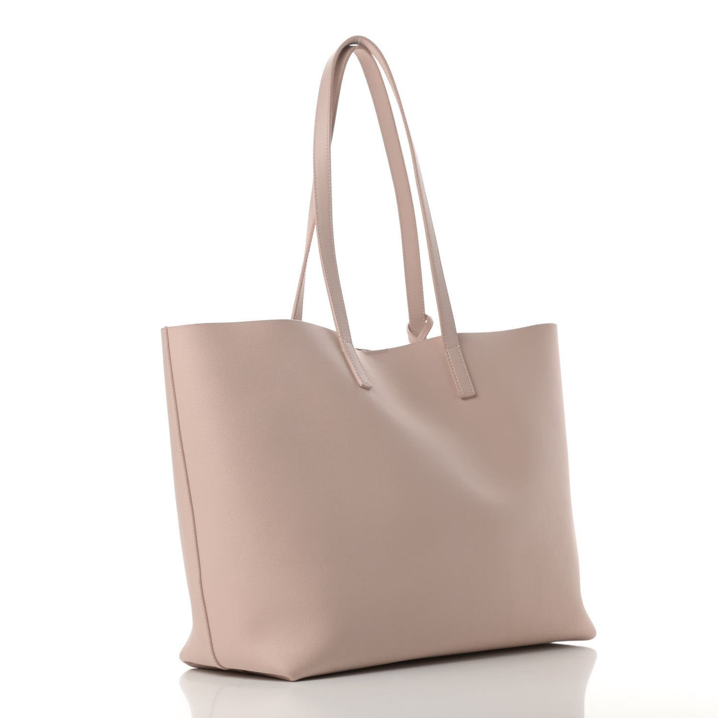 Calfskin Large Shopping Tote Pale Blush