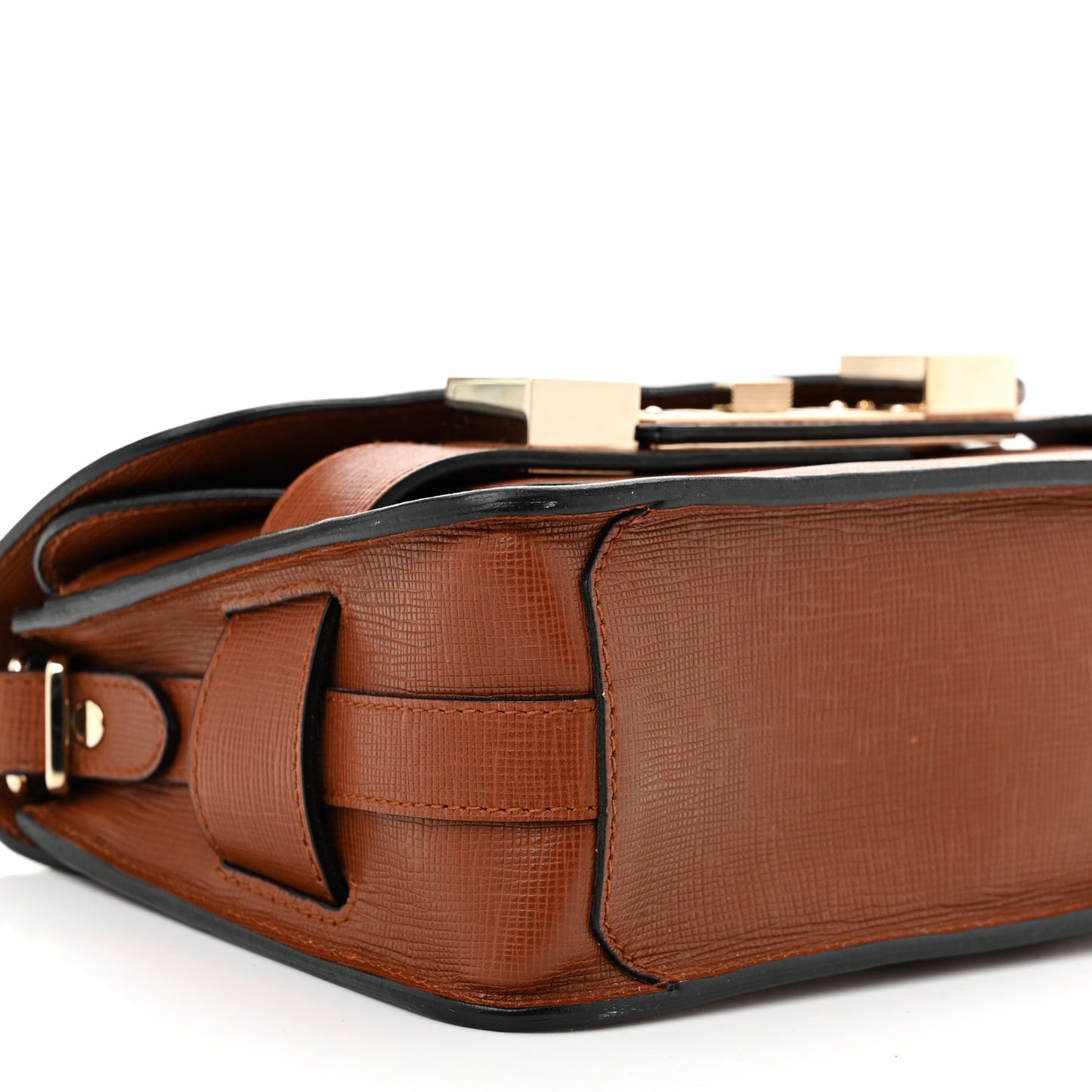 Linosa Calfskin Mini PS11 Classic Shoulder Bag Nice Tan
