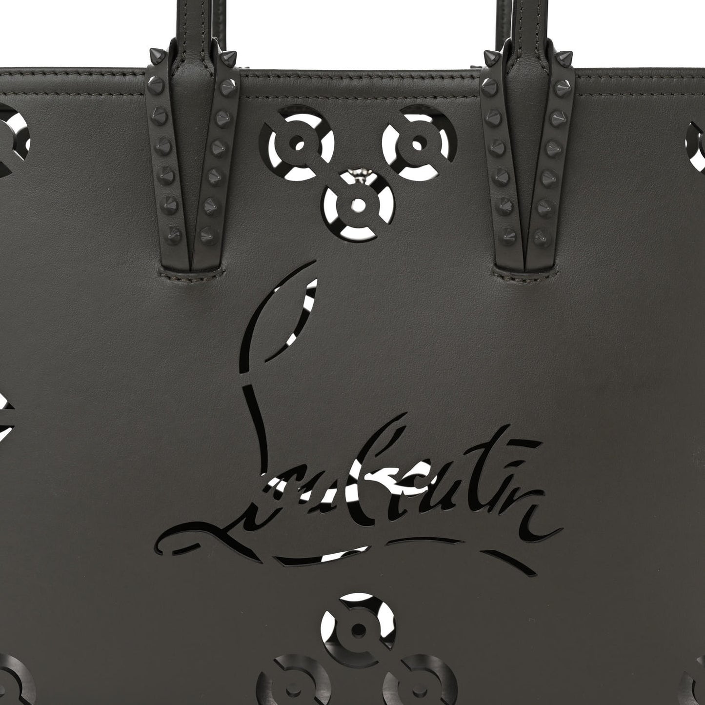 Calfskin Loubinthesky Perforated Cabata Tote Rocket