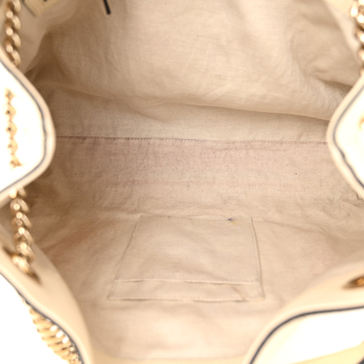 Gucci Cellarius Calfskin Medium Soho Chain Shoulder Bag Ivoire 5 of 11