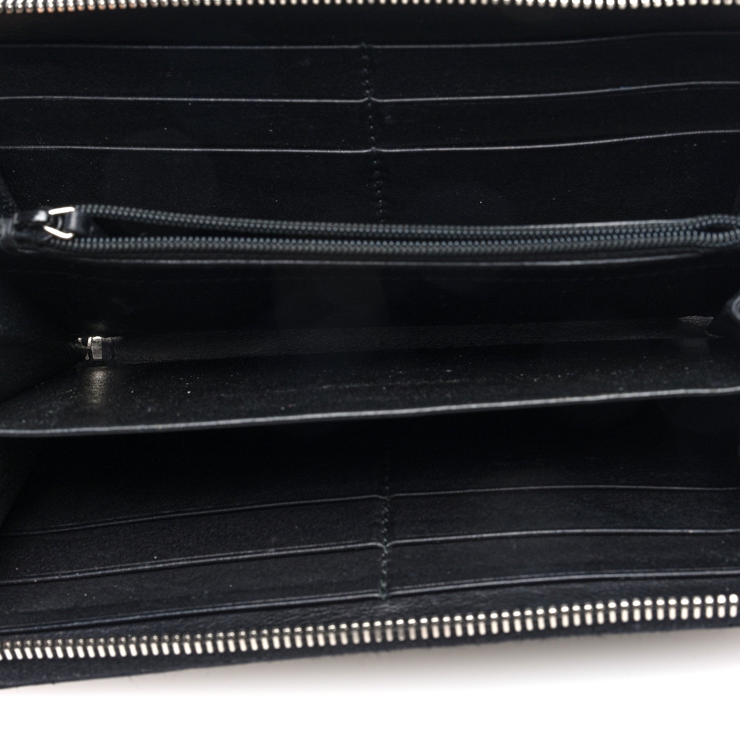 Gucci Guccissima Large Twins Zip Around Wallet Black 5 of 6