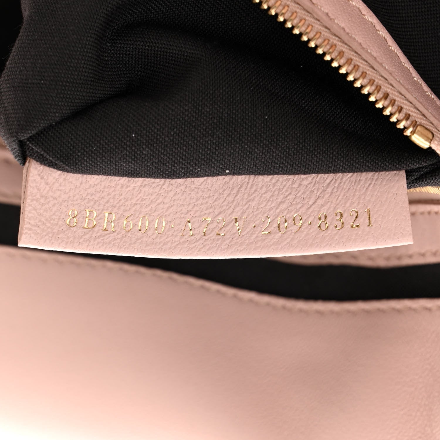 Fendi Nappa FF 1974 Embossed Baguette Rosa Quarzo 7 of 13