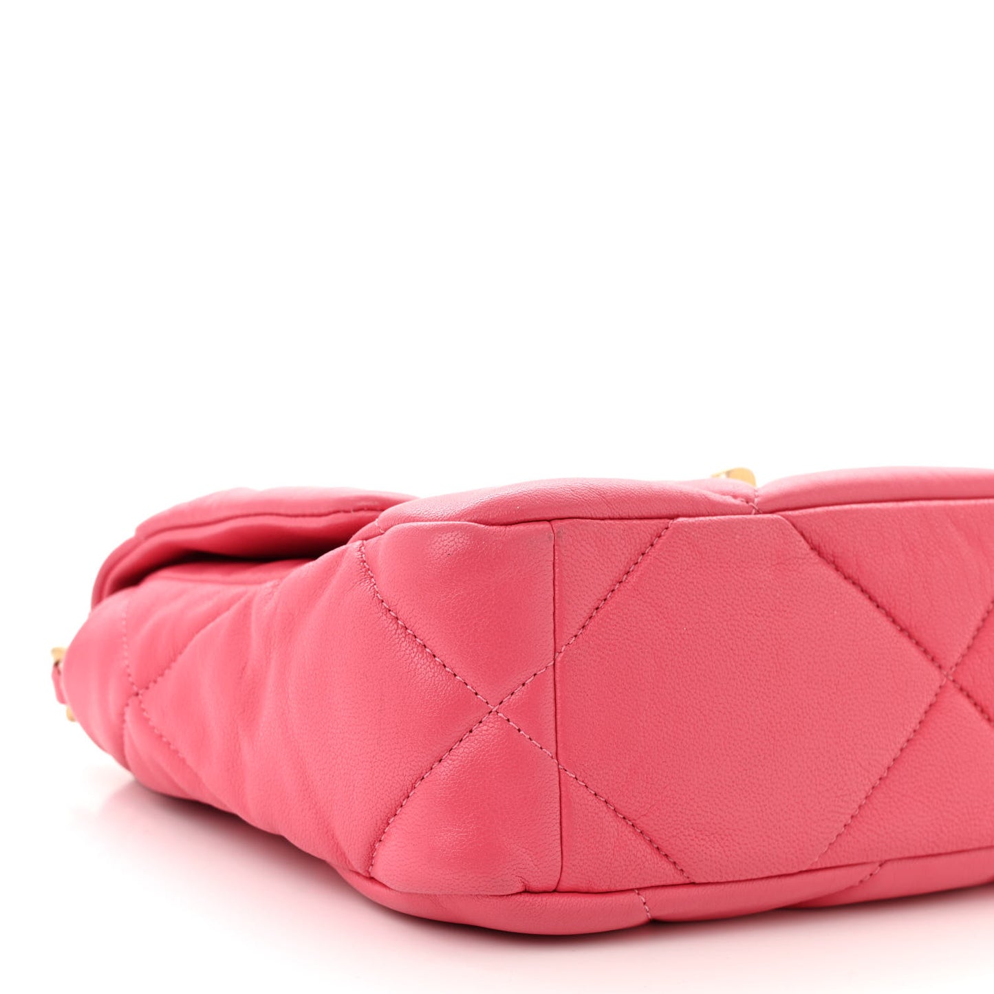 Lambskin Quilted Medium Chanel 19 Flap Pink