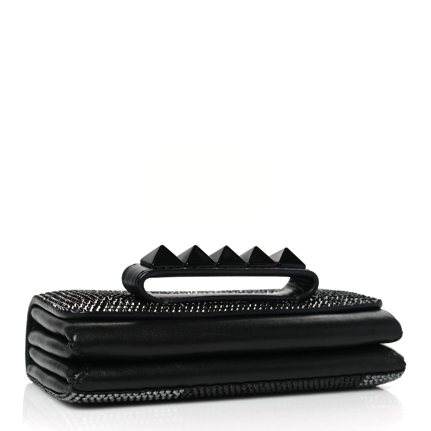 Nappa Crystal Mini Va Va Voom Shoulder Bag Black