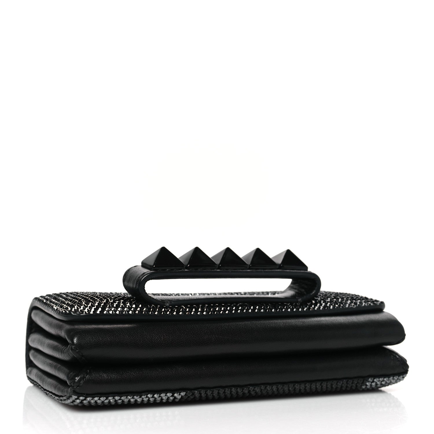 Valentino Garavani Nappa Crystal Mini Va Va Voom Shoulder Bag Black 4 of 8