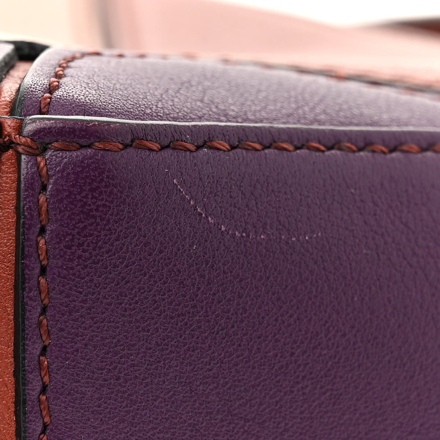 Calfskin Mini Puzzle Bag Spice Pumpkin