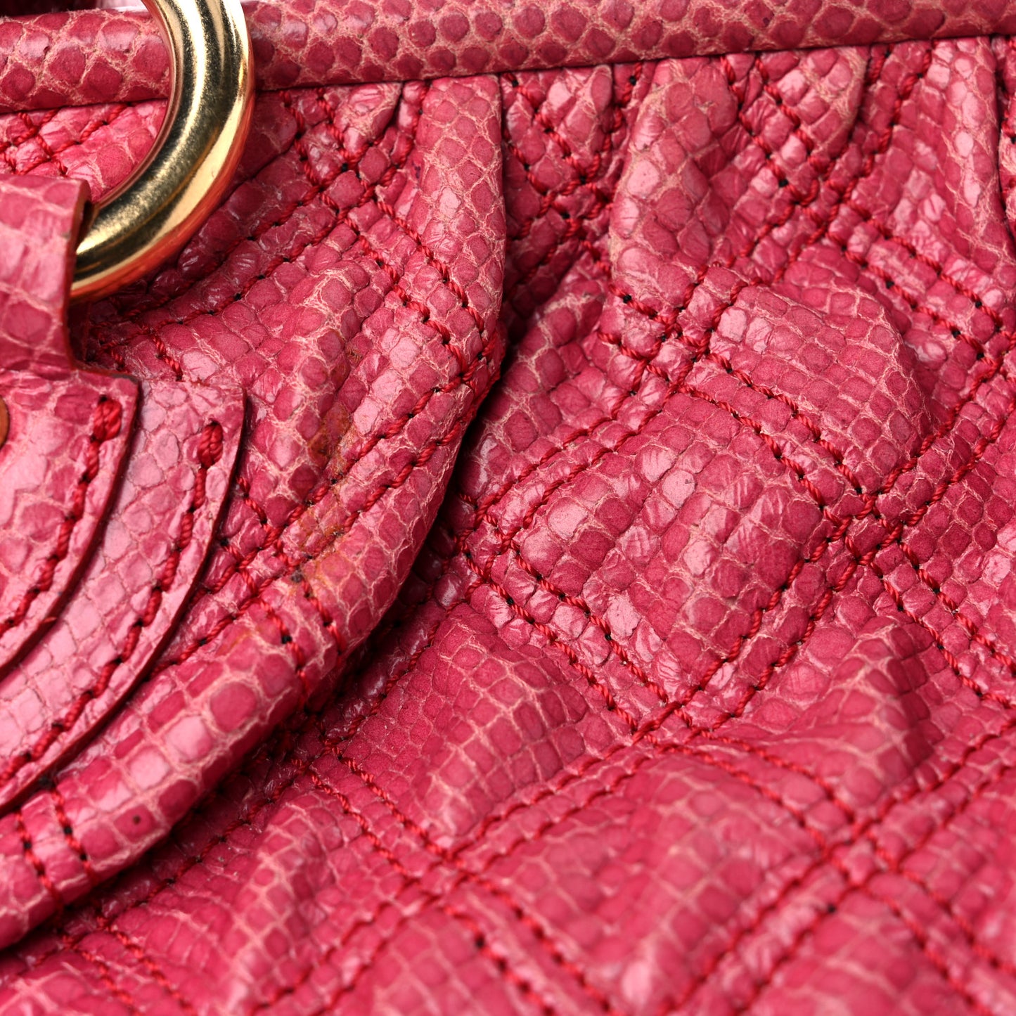 Python Embossed Stardust Stam Pink