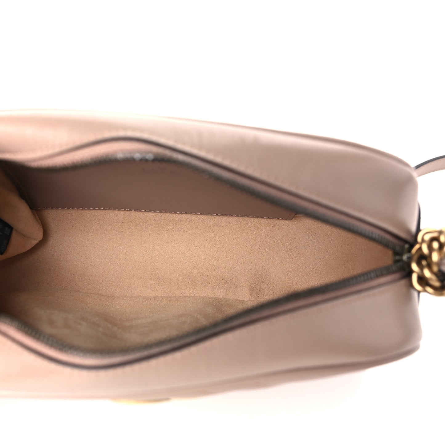 Calfskin Matelasse Small GG Marmont Chain Shoulder Bag Porcelain Rose