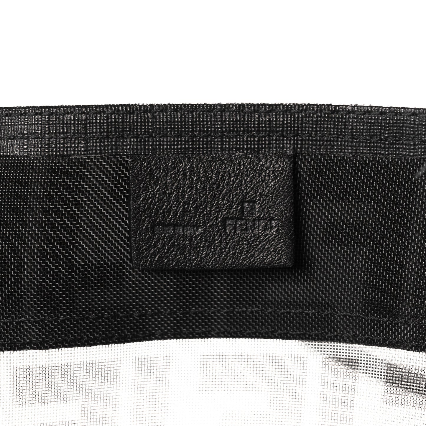 Mesh Glazed Fabric FF 1974 Tote Black