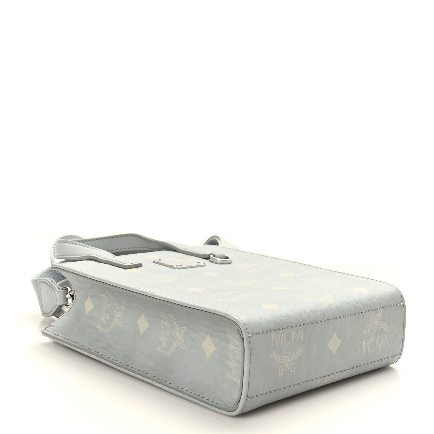MCM Visetos Mini Aren Tote Grey 4 of 7
