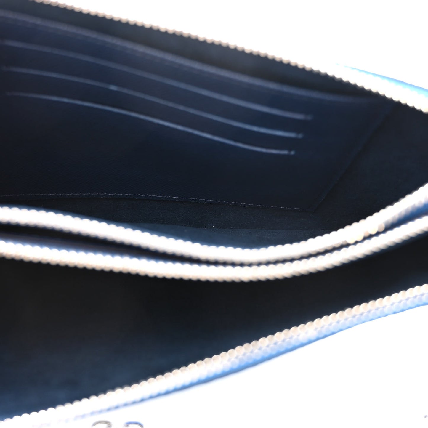 Monogram Giant Escale Double Zip Pochette Blue