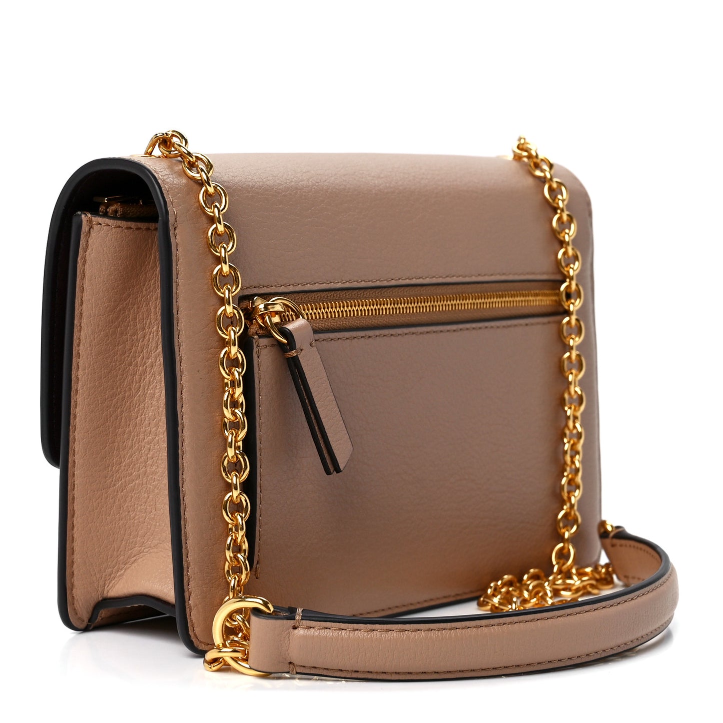 Small Classic Grain Calfskin Small Darley Dune