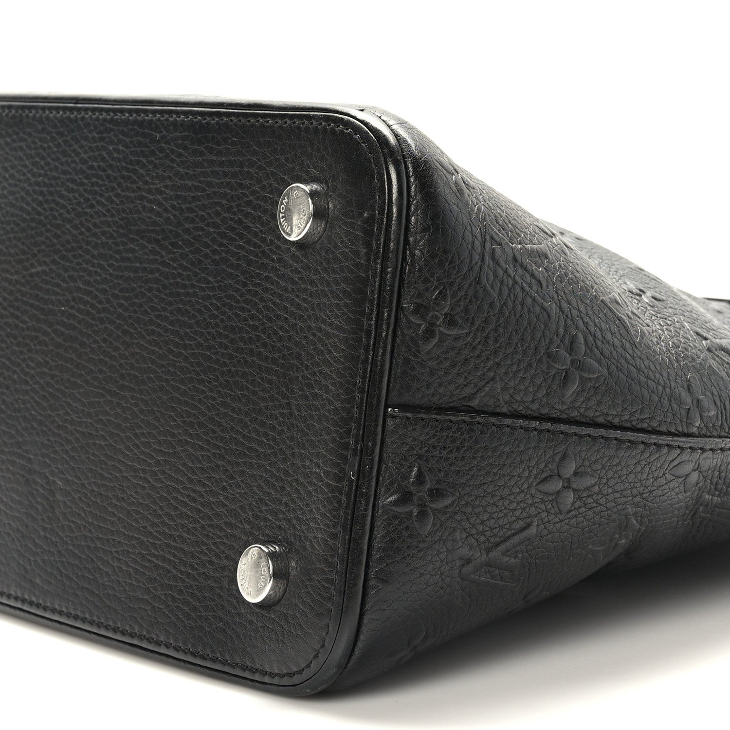 Louis Vuitton Calfskin Monogram Revelation Lockit PM Black 8 of 8