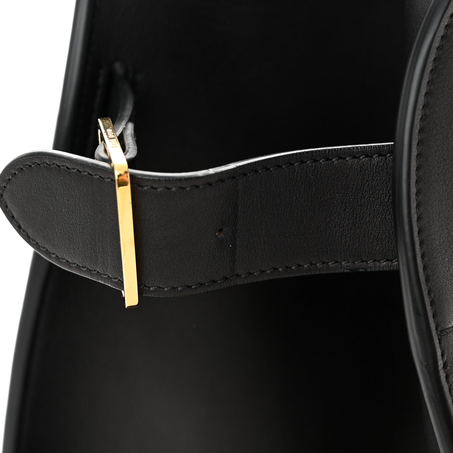 Polished Saddle Calfskin Soft Margaux 17 Black