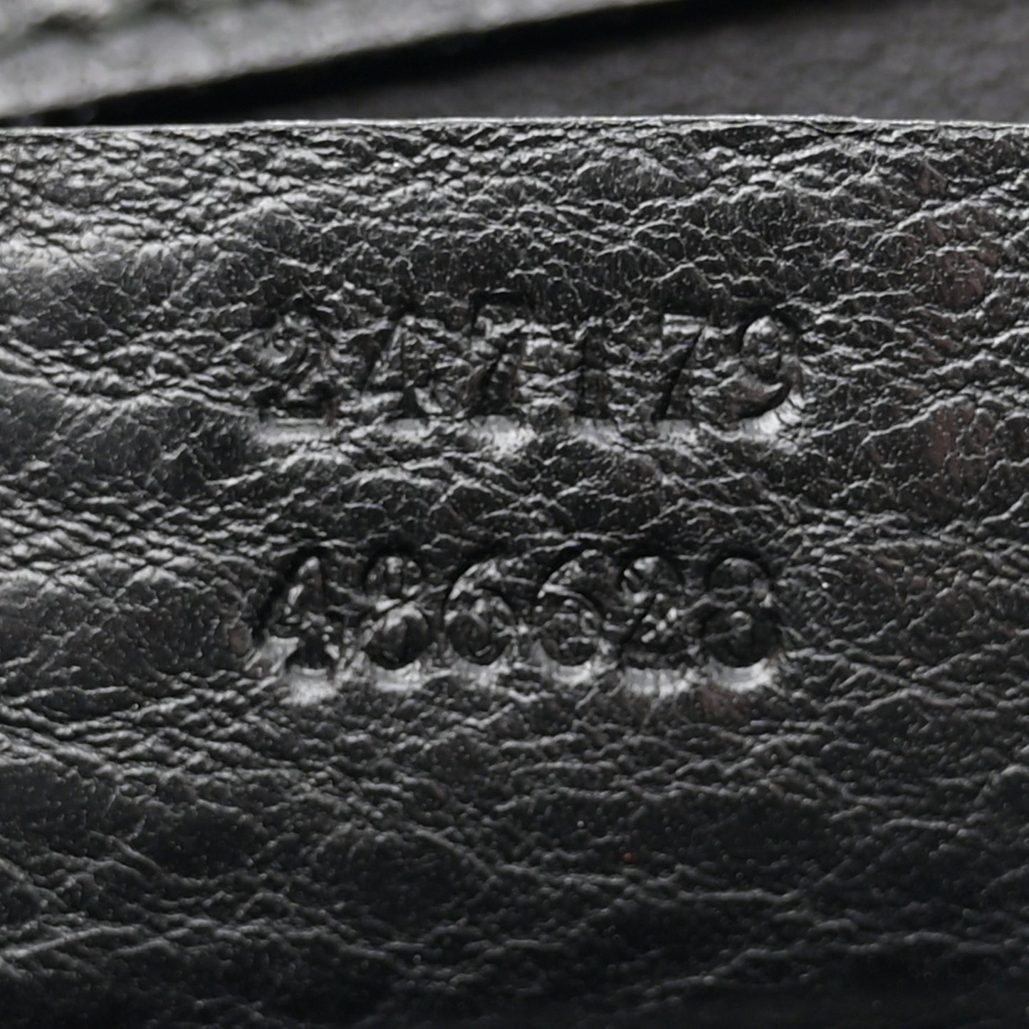 Snakeskin Large GG Running Tote Black