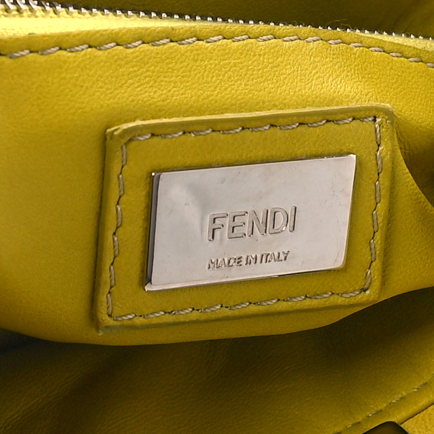Nappa Mini Peekaboo Iconic Satchel Lime