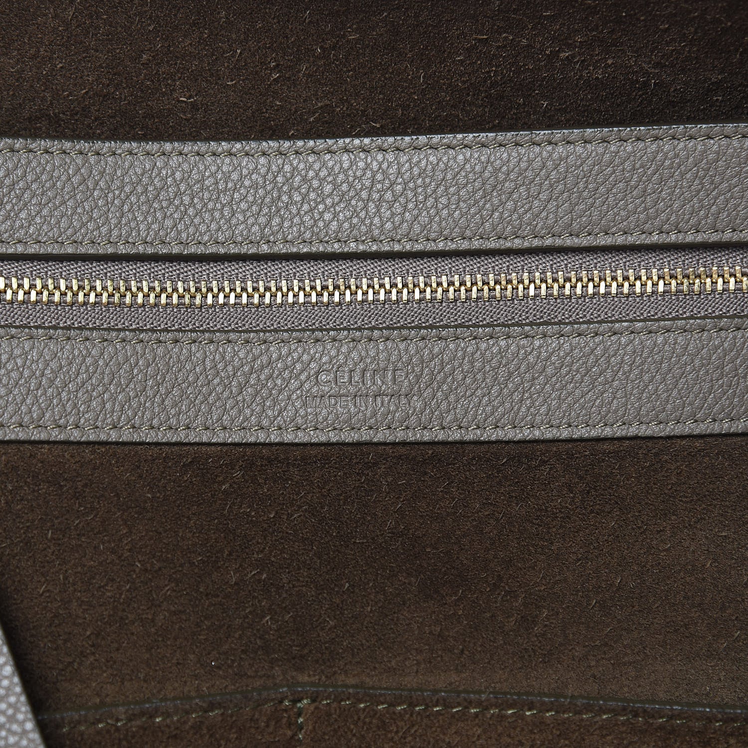 Celine Soft Grained Calfskin Medium Belt Cabas Phantom Taupe 6 of 21