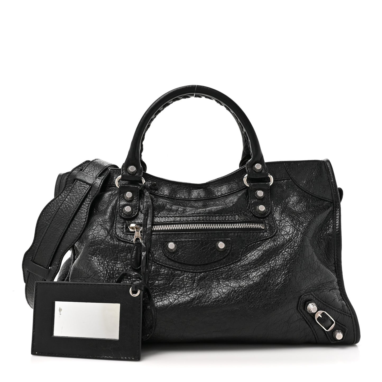 Agneau Giant 12 Silver Hardware City Black