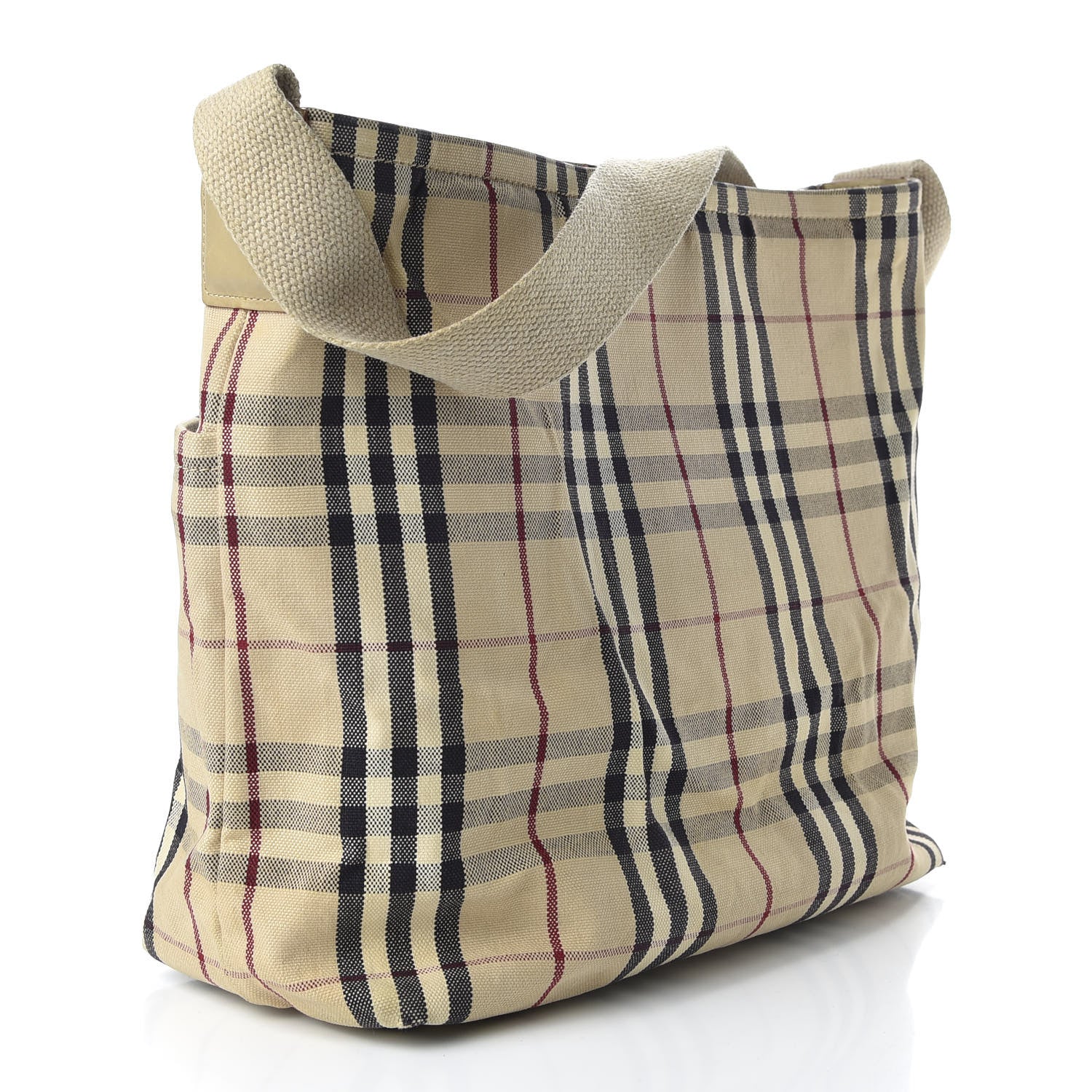 Burberry Vintage Check Tote Beige 3 of 10