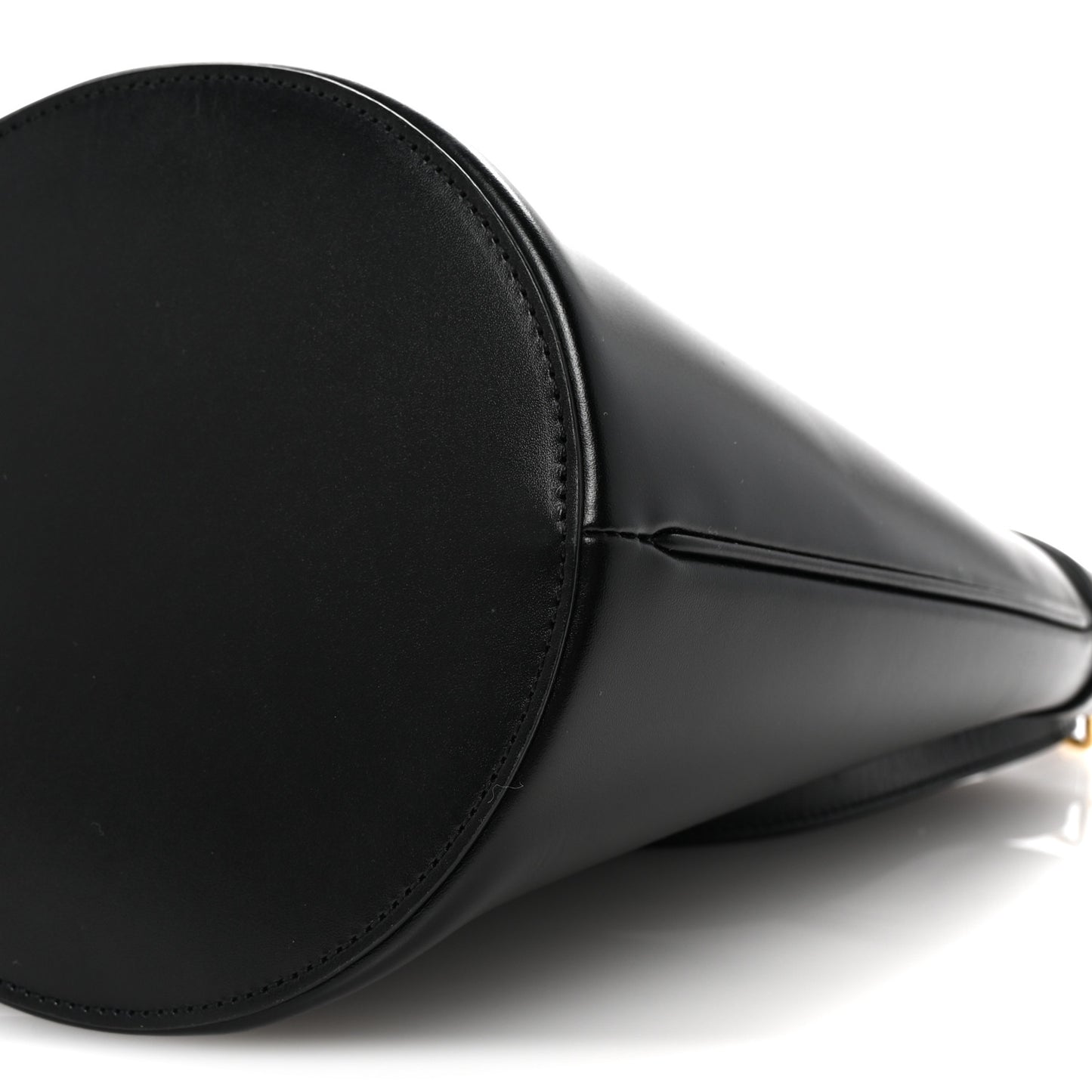 Calfskin Crecy Bucket Bag Black