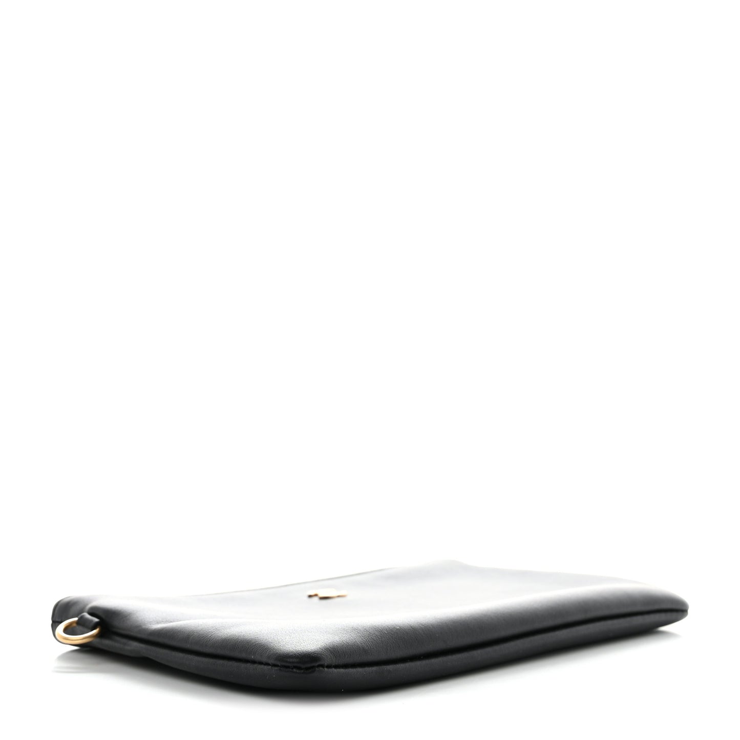 Shiny Calfskin Chanel 22 Removable Pouch Black