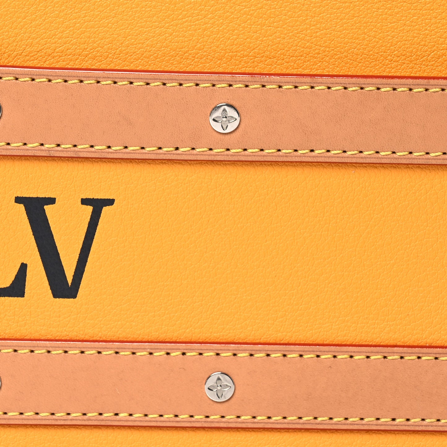 Calfskin Soft Trunk Saffron