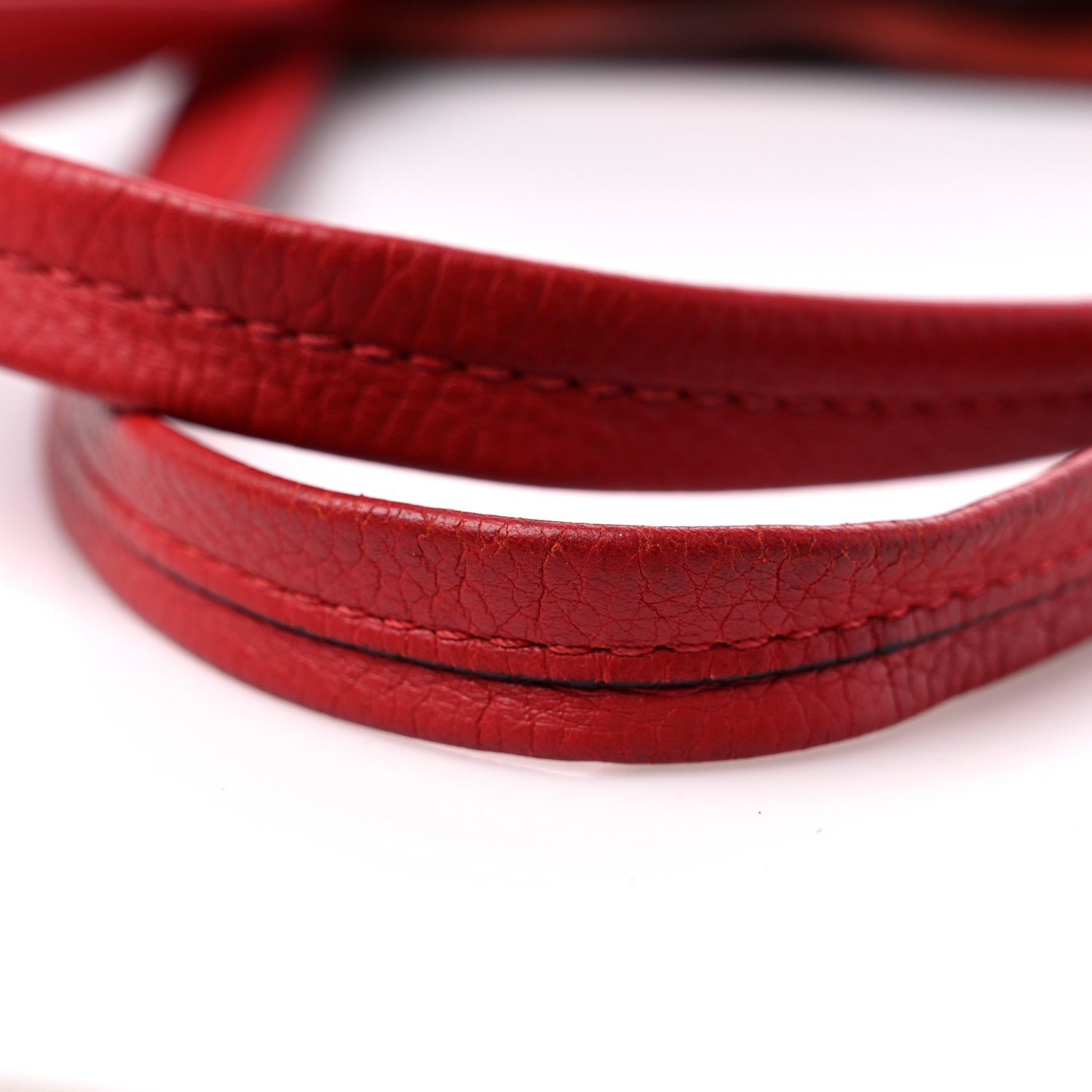 Celine Grained Calfskin Medium Horizontal Cabas Phantom Coquelicot 18 of 19