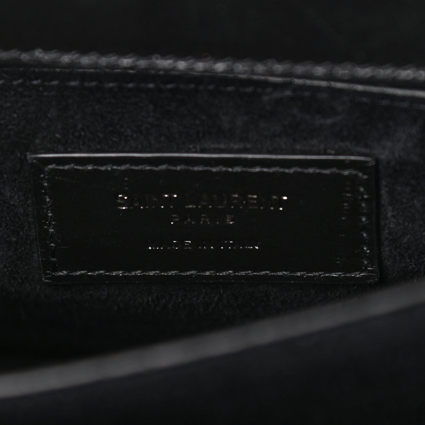 Lambskin Mixed Quilted Medium Monogram Sunset Black