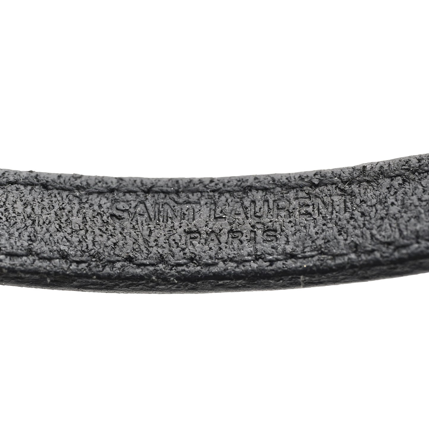 Leather Lucky Bone Double Wrap Bracelet Black