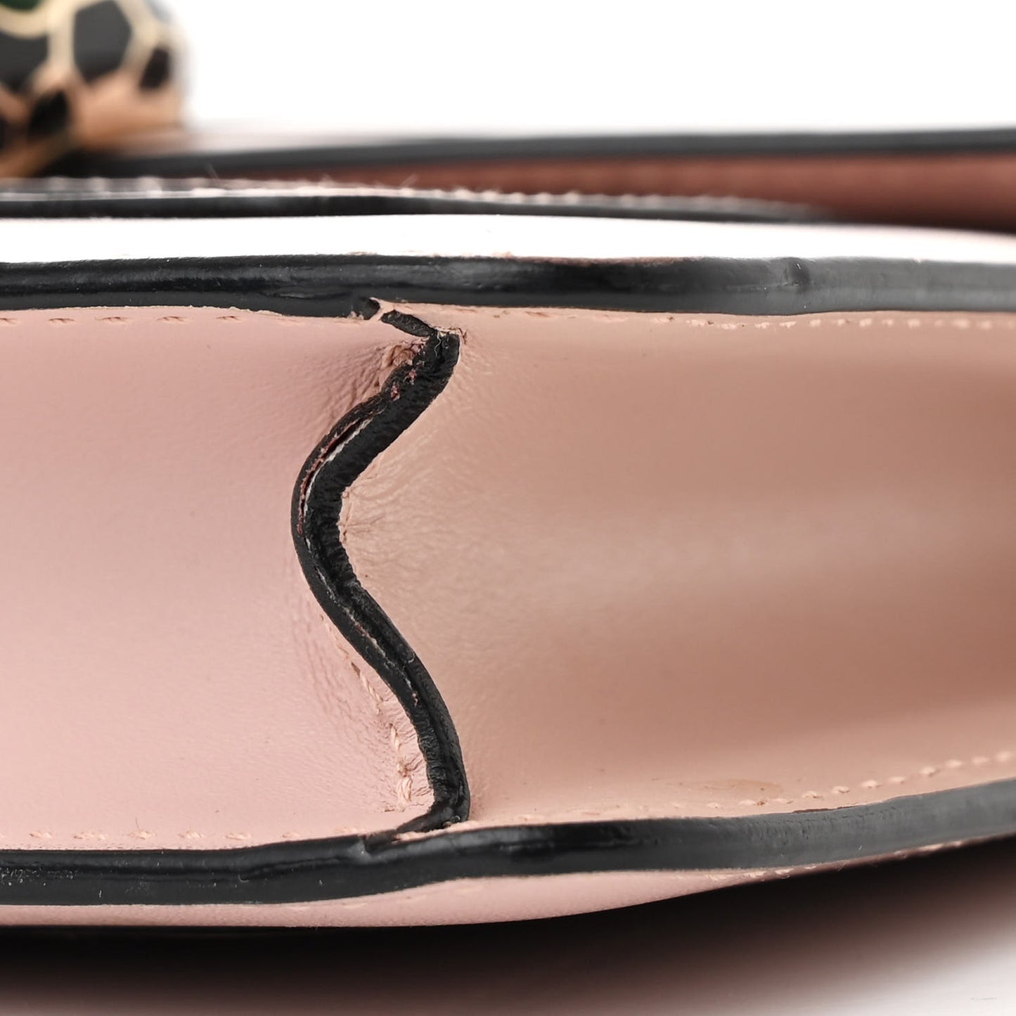 Calfskin Small Serpenti Forever Snake Strap Crossbody Bag Light Pink