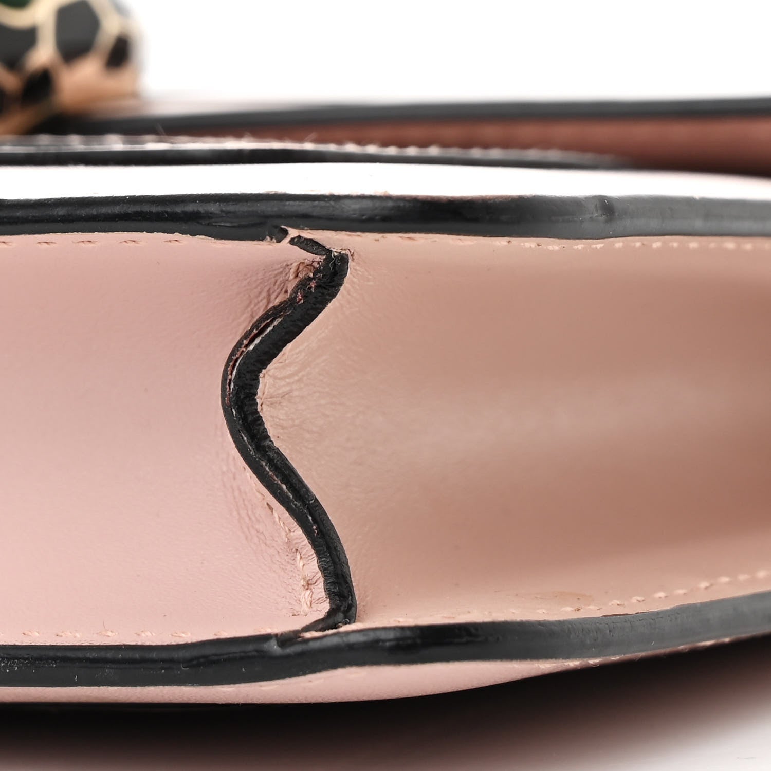 Bulgari Calfskin Small Serpenti Forever Snake Strap Crossbody Bag Light Pink 11 of 14
