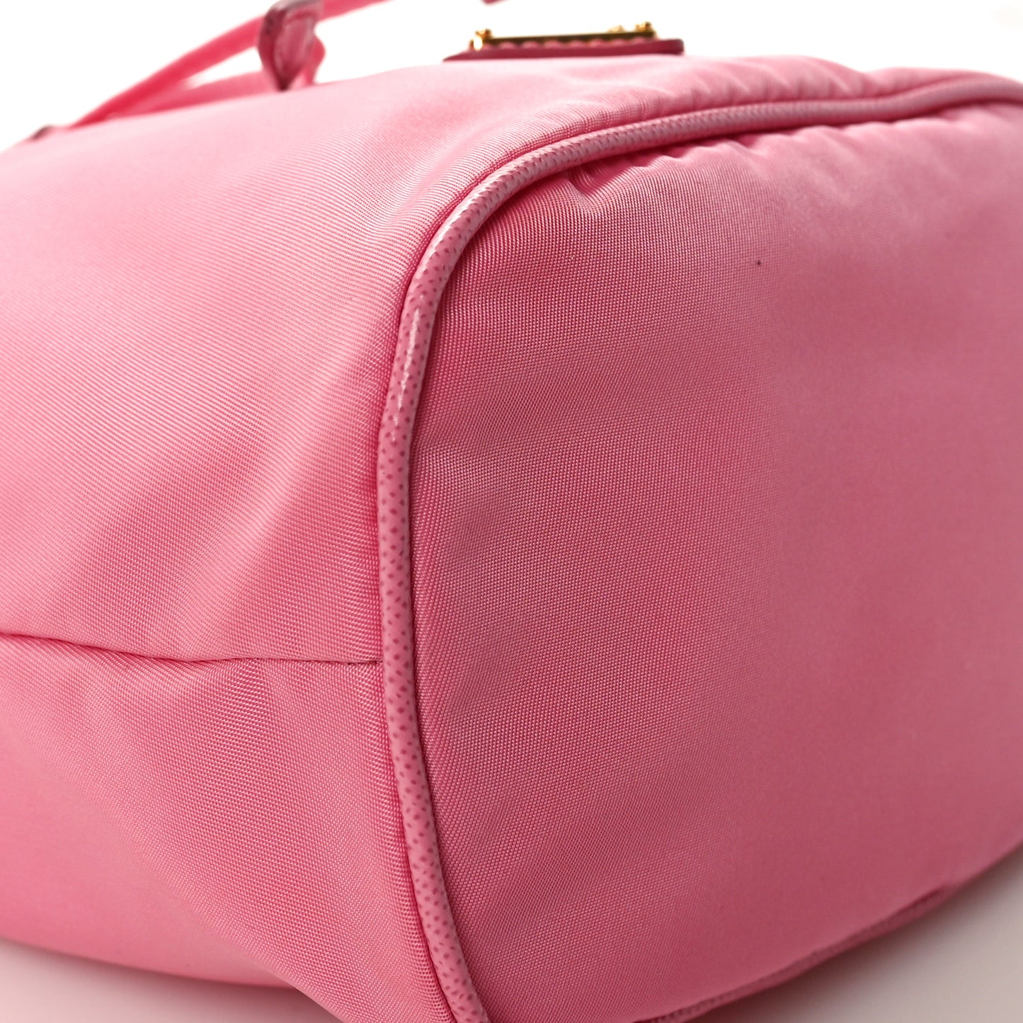 Re-Nylon Saffiano Mini Re-Edition 1978 Bucket Bag Begonia