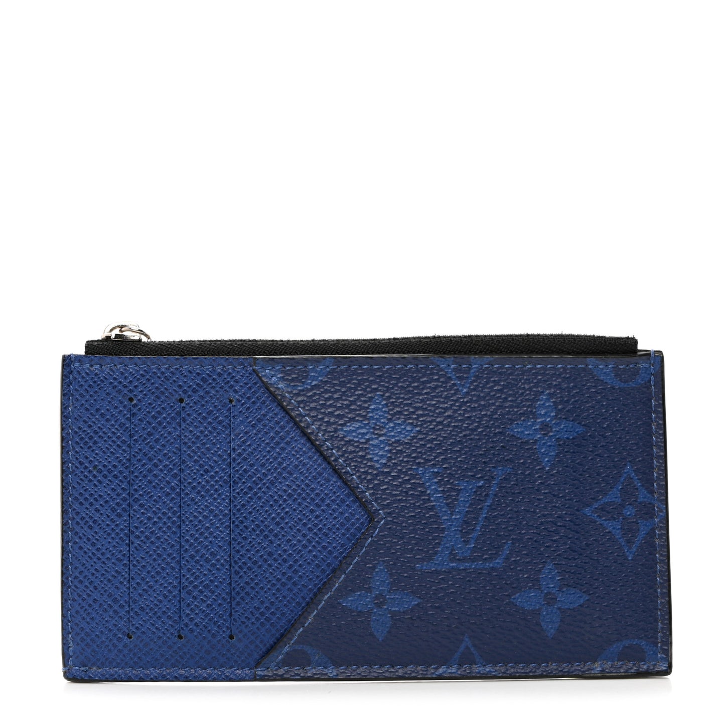 Monogram Taiga Coin Card Holder Cobalt
