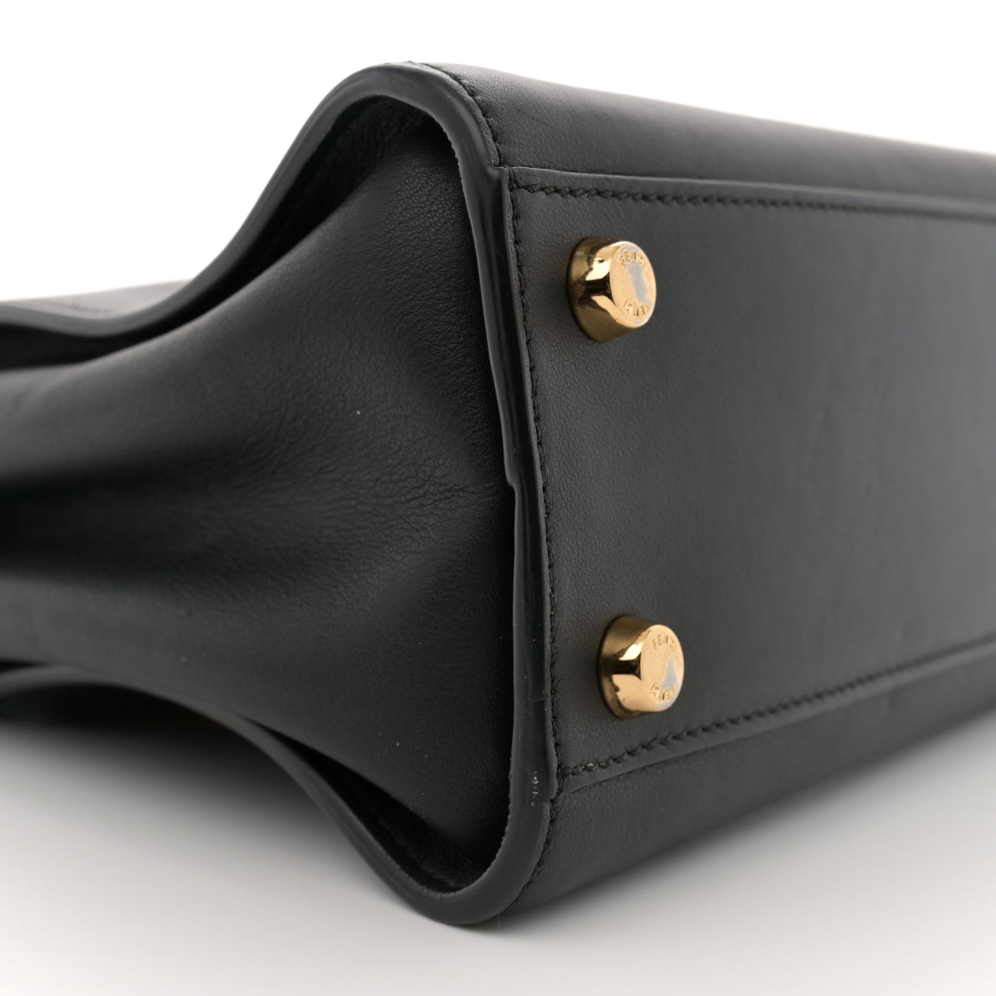Vitello Tahiti Burro Medium Peekaboo Iconic Essentially Satchel Black Corda