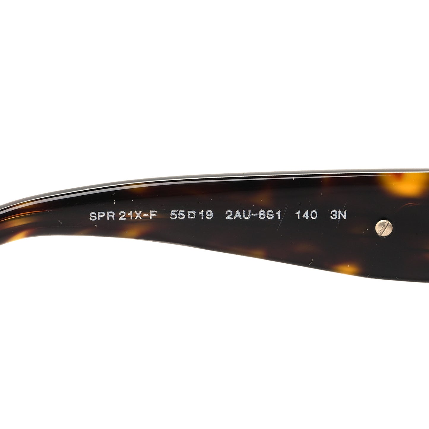 Oversized Monochrome Sunglasses SPR 21X Black Tortoise