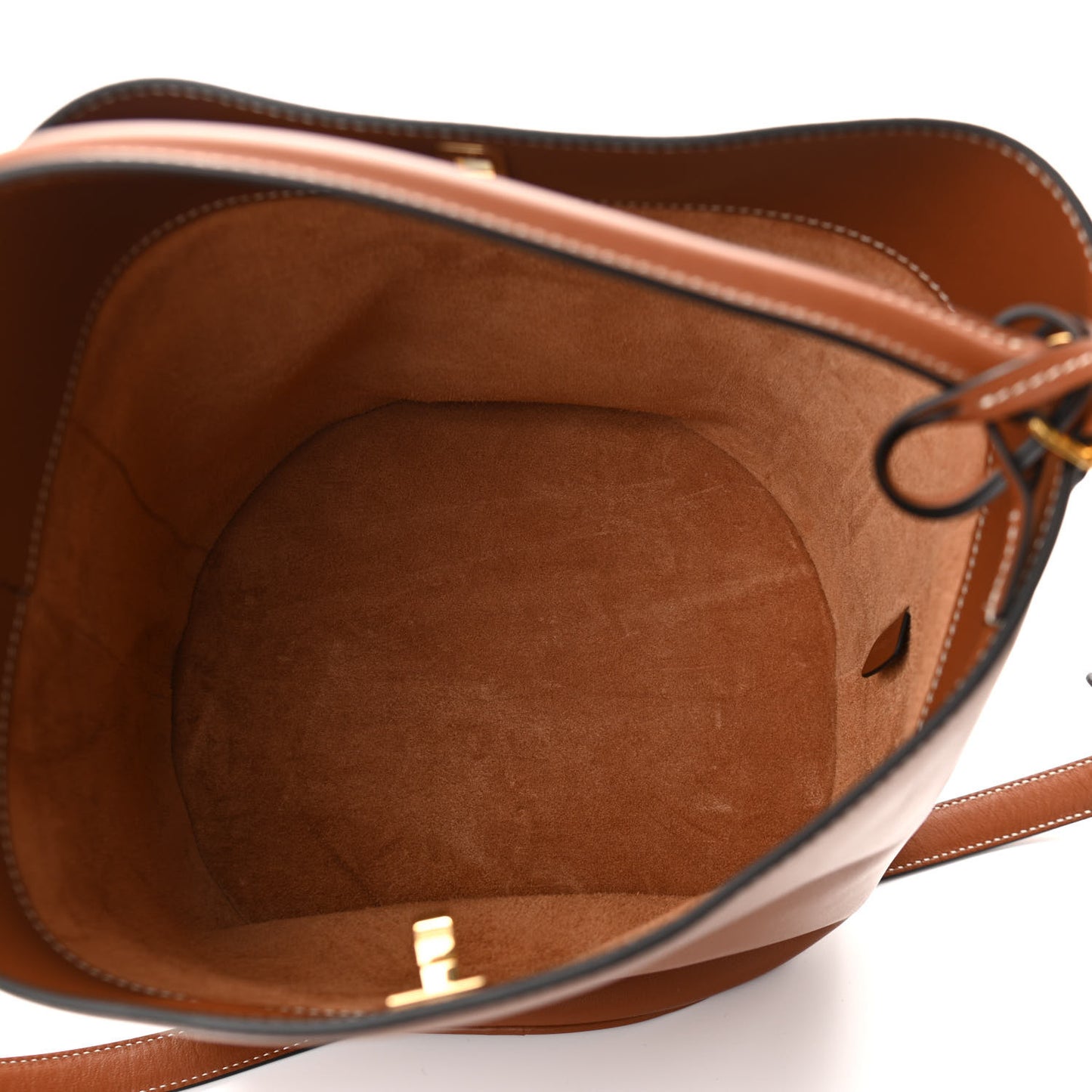 Smooth Calfskin Bucket 16 Bag Tan