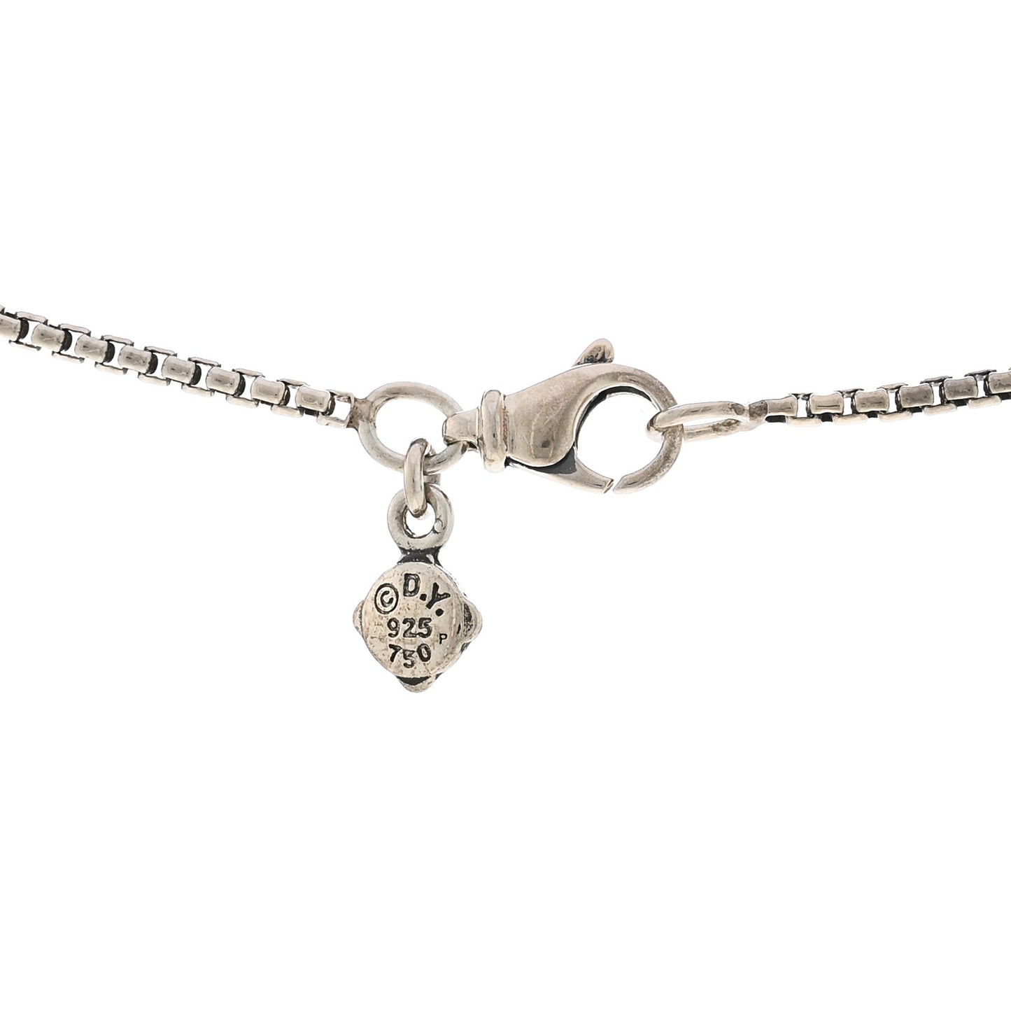 Sterling Silver 18K Yellow Gold Petite X Lariat Necklace