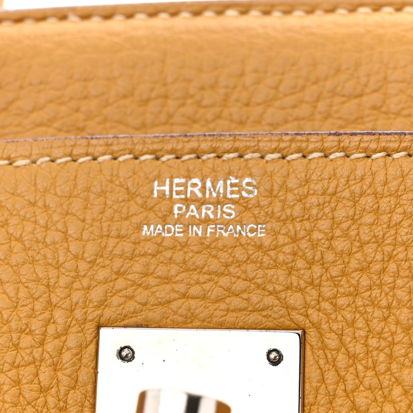 Taurillon Clemence Birkin 30 Natural Sable