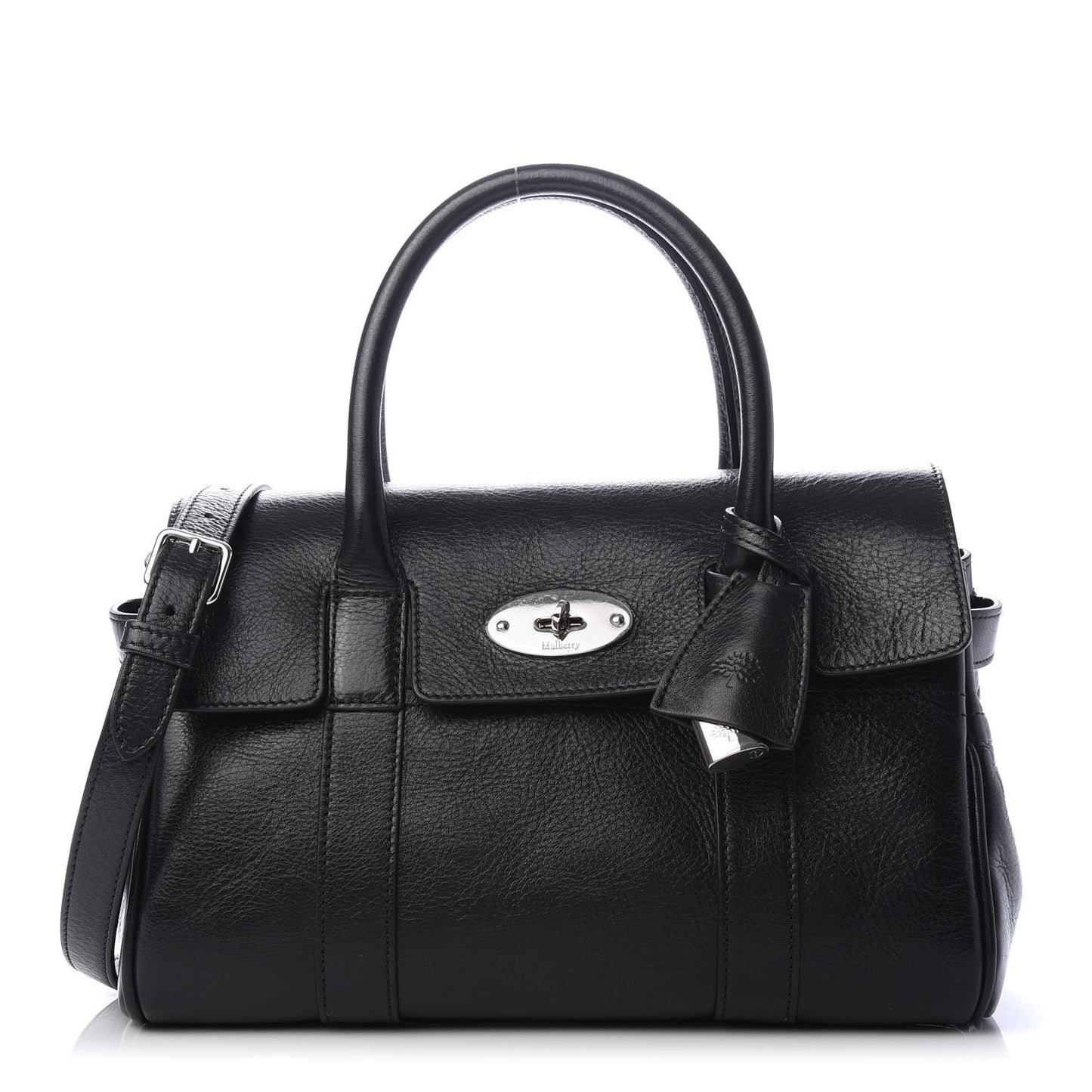 Natural Vegetable Tanned Small Bayswater Black