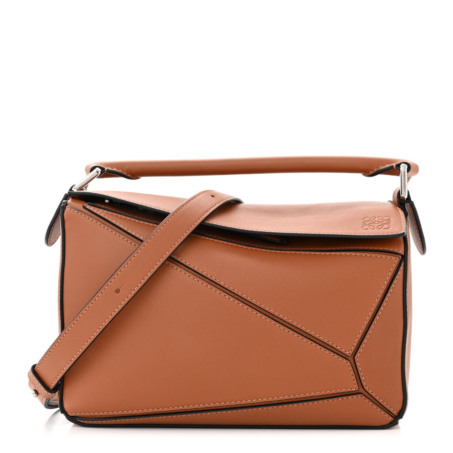 Calfskin Small Puzzle Bag Tan
