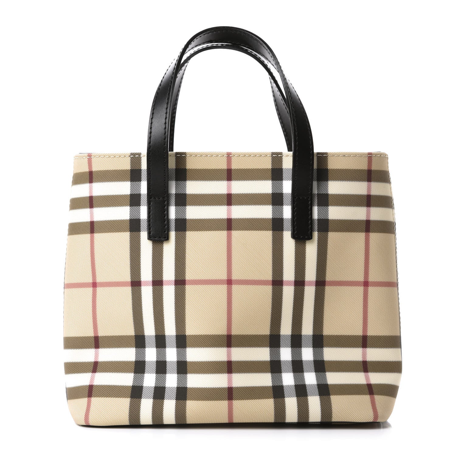 Burberry House Check Small Tote Black 1 of 11