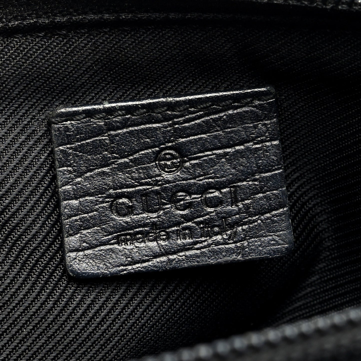 Monogram Web Boat Pochette Black
