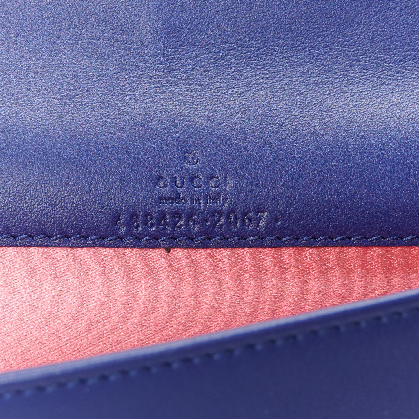 Velvet Matelasse GG Marmont Mini Bag Cobalt Blue