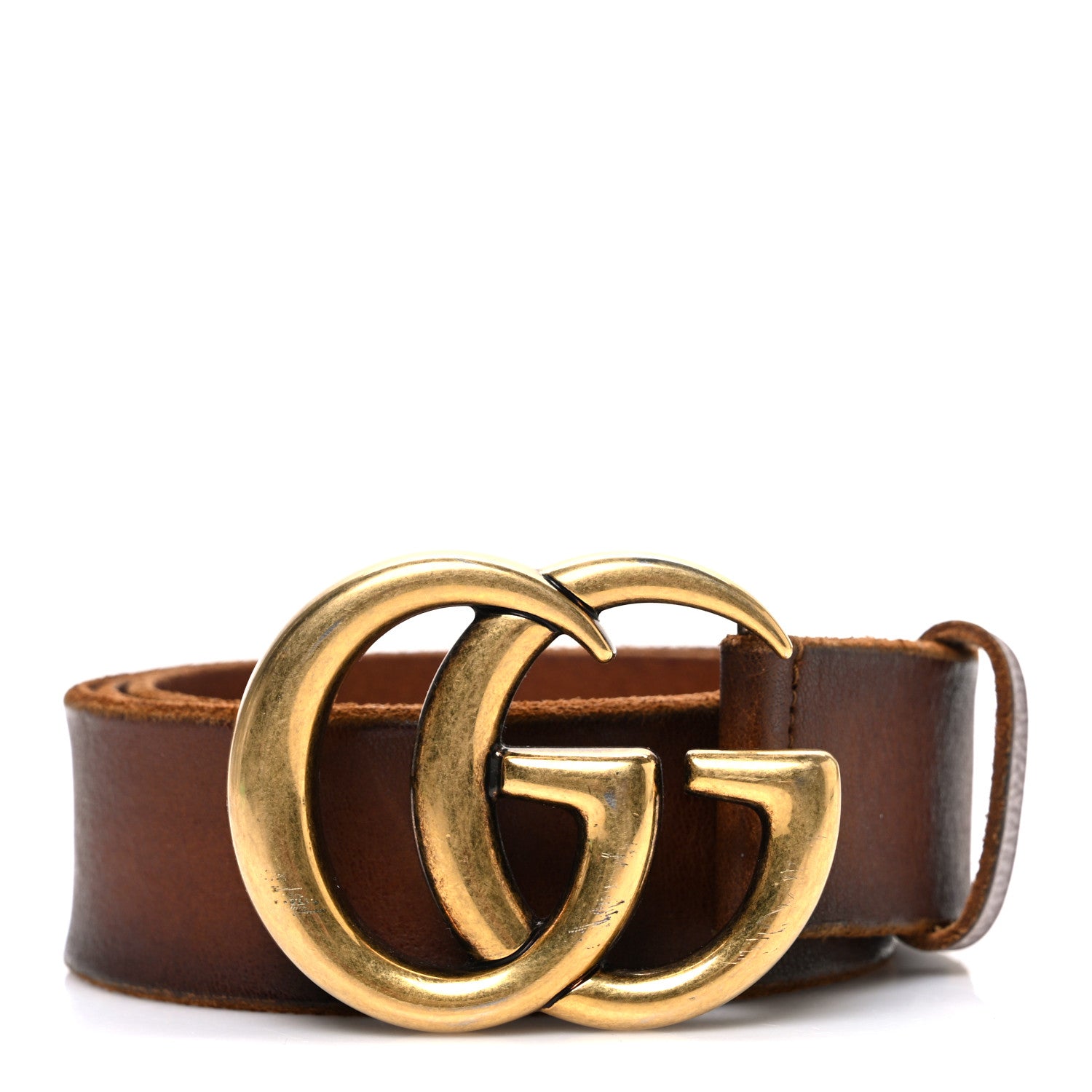 Gucci Faded Calfskin Double G Belt 85 34 Cuir 1841879 – FASHIONPHILE