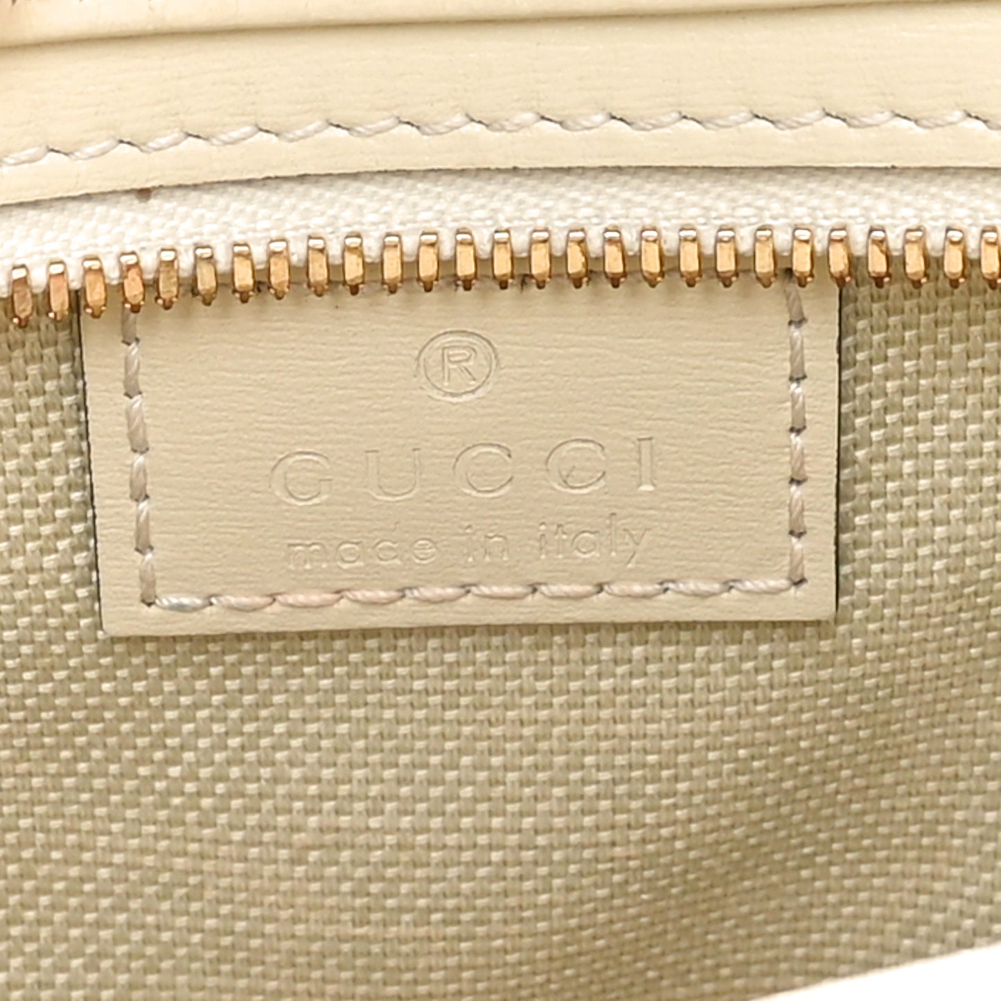 Calfskin Mini Moon Side Shoulder Bag Ivory