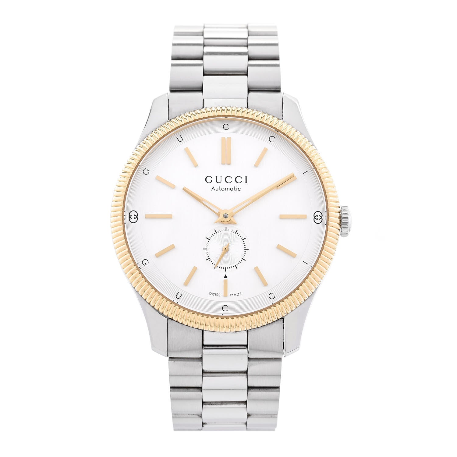 Gucci Stainless Steel 40mm G-Timeless Two Tone Automatic Watch