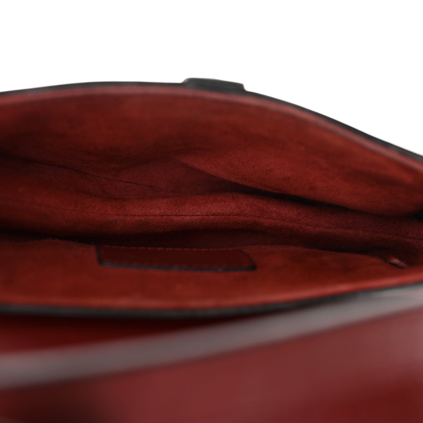 Calfskin Mini Saddle Bag Scarlet